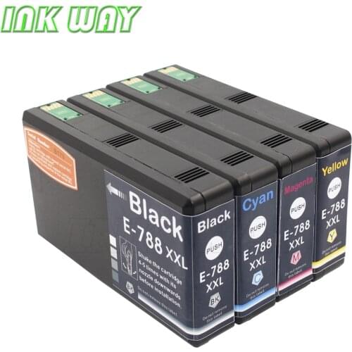 INK WAY INKWAY Full set 788XXL (C13T788192 / C13T788292 / C13T788392 / C13T788492) compatible for epson printer cartridge china