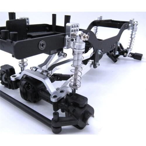 For MN D90 D99 D99S RC Car Metal Ball Joint Tie Rod Shock Absorber Tie Rod Seat Adapter Shock Mount Kit Upgrade Parts