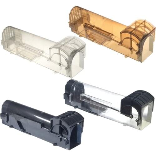 Mousetrap Reusable Smart Rat Trap Humane Trasparent Plastic No Kill Rodents Catcher Catch Bait Trap Indoor Outdoor Pest Control