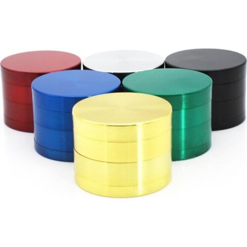 63MM 4-layer Grinders Weed Crusher Herb Grinder Dry Grass Tobacco Grinder Pepper Metal Mill Machine DIY Cigarette Tobacco Tools