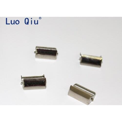 Metal silver Suspenders strap accessories Ribbon adjust buckle Regulate clamp koord stopper Luo Qiu 500 pcs/pack 2.0cm