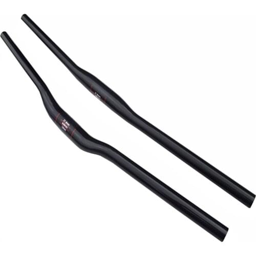 Full carbon fibre MTB riser bicycle handlebar Bike parts31.8*580-760mm 3k finish flat bars Riding equipment