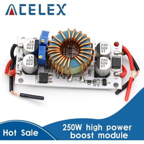 1pcs DC-DC boost converter Constant Current Mobile Power supply 10A 250W LED Driver Step Up Module