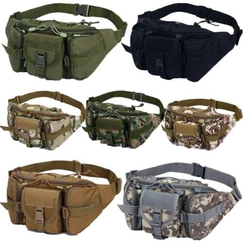 Mens Military Cycling Waist Fanny Pack Bum Belt Bag Pouch Travel Hip Purse New