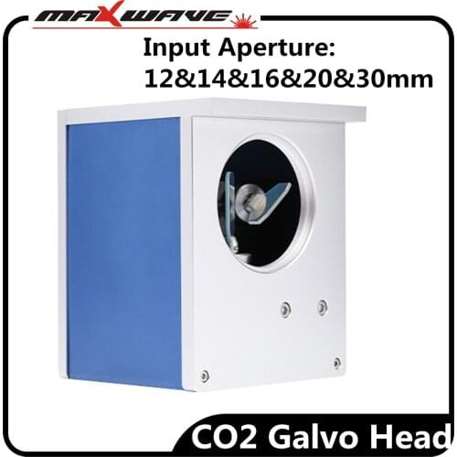 CO2 Laser Scanning Galvo Head 10.6um Input Aperture 10mm 12mm 16mm 20mm 30mm Maxwave Galvanometer Scanner with Power Supplyset