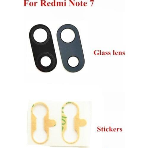 10pcs/Lot Rear Back Camera Glass Lens For Xiaomi Redmi Note 7 Note7