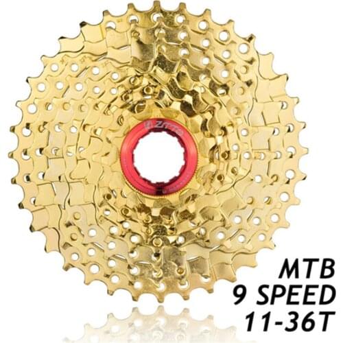ZTTO 9 Speed 11- 36T Gold Freewheel 9s Cassette for MTB Mountain Bike M370 M430 M4000 M590 M3000