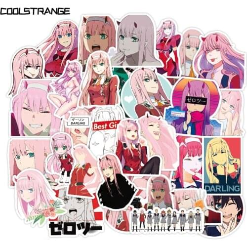10/30/50Pcs DARLING In The FRANXX Anime Stickers For Laptop Skateboard Luggage Refrigerator Notebook Helmet Toy Cartoon Sticker