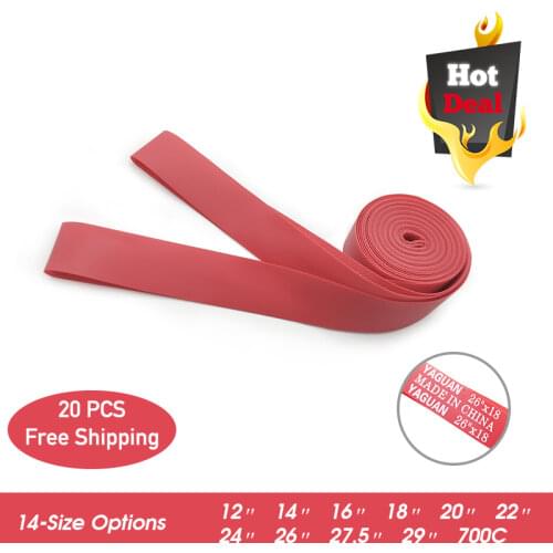 10 Pairs Wholesale Premium PVC Anti-Puncture Rim Tapes Strips MTB Mountain Bike Road Bicycle Tire Liner Band Tube Protector