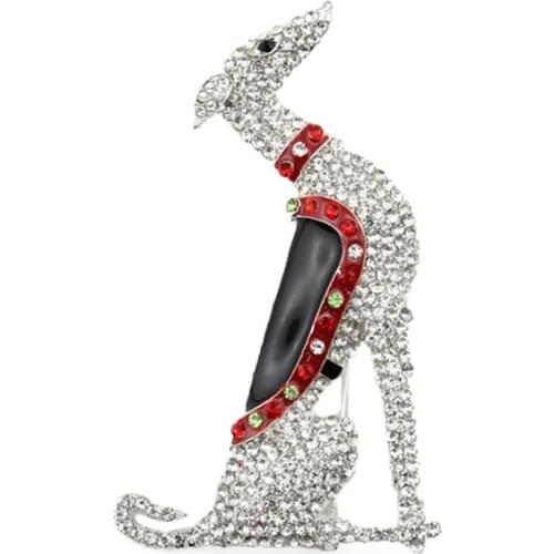 20pcs Greyhound Dog Jewelry Gift Women Decoration Brooch Pin