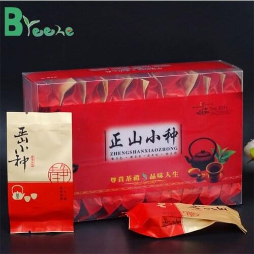 2021 Black Chinese Tea Lapsang Souchong Wuyi Mountain Tea Total 150g (30X5g) Small Package Easy for Drinking