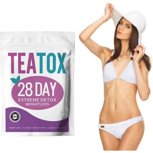 28 days Detox Tea Slimming Products Colon Cleanse Fat Burn Weight Loss Skinny Belly Diet Tea Slim Weight Loss body 28pcs/box