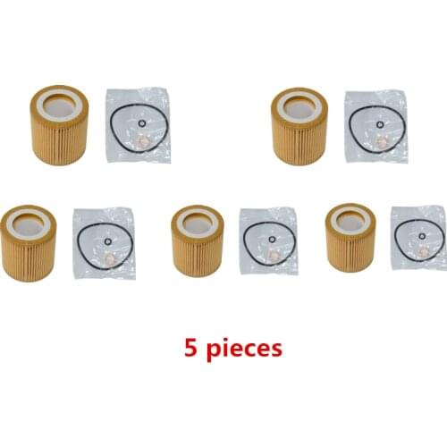 AP03 New 5 x Engine Oil Filter For BMW E82 E88 E90 E92 E93 E60 E60 E66 E65 E67 E91 HU816X 11427566327 11428683196 11427953129