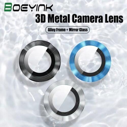 For Xiaomi 11 Metal Ring Glass 3D Full Cover Camera Lens Protectors Case For Xiomi Xioami Xiaomi Mi 11 Mi11 Glass Protective Cap