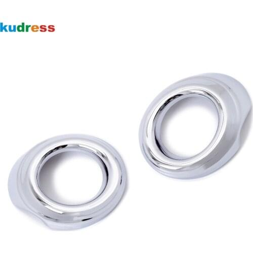 For Mitsubishi Lancer 2008 2009 2010 2011 ABS Chrome Fog Light Lamp Hood Cover Mouldings Front Fog Lamp Shield Trim Strip