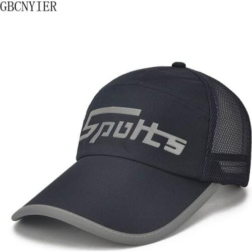 GBCNYIER Fashion Casual Short Brim Sport Baseball Cap Golf Leisure Men Hat Summer Quick Dry Cotton Visor Bone Brim Women Run Hat