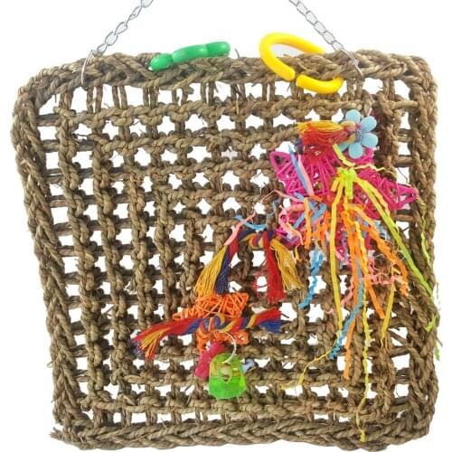 Parrot bird toy Climbing net Hemp net climbing wall Double Star Game net HZ1011