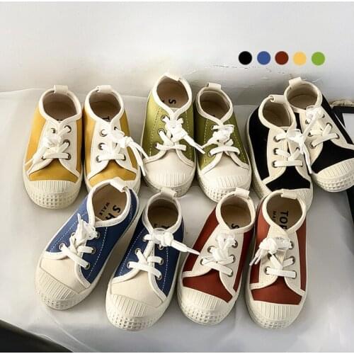 Kids Shoes Children Canvas Shoes Boys Casual Sneakers Baby Girls Toddler Spring Autumn Flats Shoes Student Running Sports Shoes