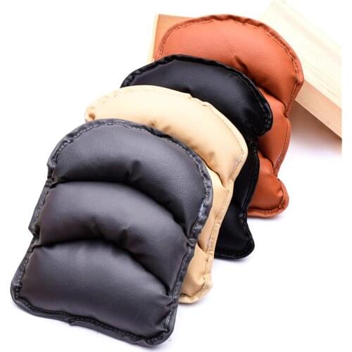 New Car Seat Cover Soft Leather Auto Center Armrest Console Box Armrest Seat Protective Pad Mat Car Arm Rest Top Cover
