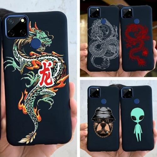 OPPO Realme 7i Global Case Cover 6.5" Dragon Animal king Cool Phone Case For Realme 7i Global realme7i Coque Fundas Bumper