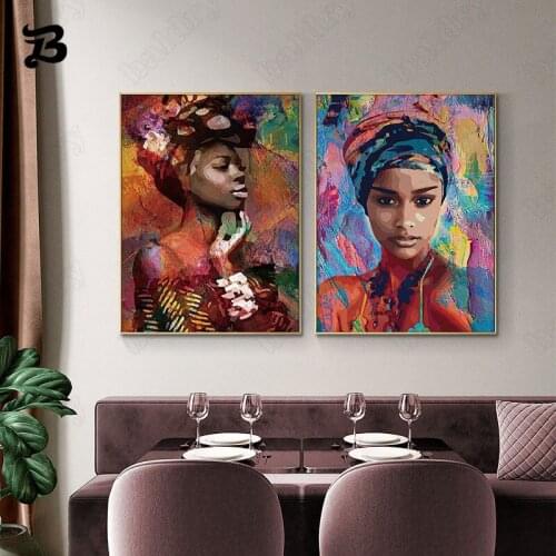 Graffiti Portrait Painting Modern Abstract Wall Art Canvas Painting Posters and Prints Wall Pictures for Living Room Home Decor