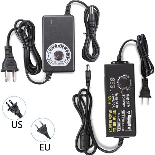 Adjustable Power SupplyUniversal Adapter For CCTV/LED charger AC 100V-240V TO DC 3V-12V 3V-24V 9V-24V 1-24V 24V-36V 1A 2A 3A 5A