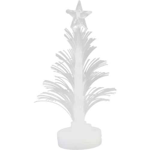 Merry LED Color Changing Mini Christmas Xmas Tree Home Table Party Decor Charm Christmas Decorations Happy 2021 New Year