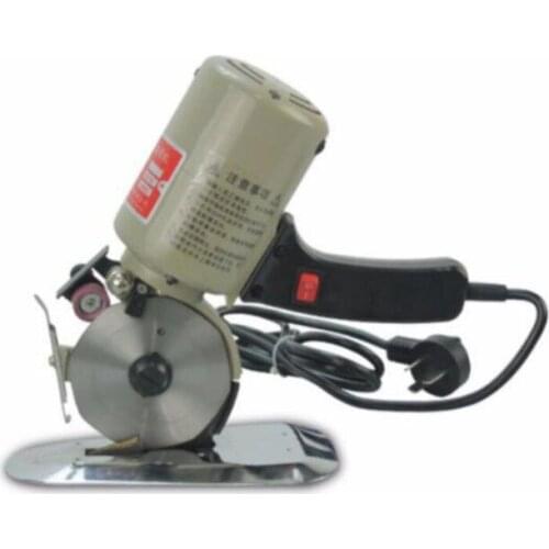90mm Blade Electric Round Knife Cloth Cutter Fabric Cutting Machine 220V 200W Round Knife Cutting Machine