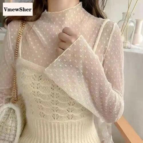 Прозрачные блузки VmewSher China At AliExpress