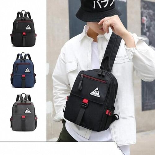 New Designer Waterproof Fashion Men Backpack Mini Soft Touch Multi-Function Small Backpack Male Shoulder Bag Men Purse Sport Bag