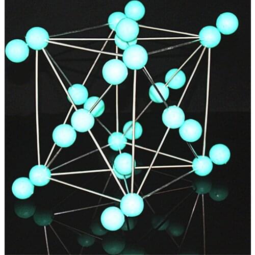 Iodine Cell Structure Model,Iodine unit cell crystal structure model,Iodine Cell Spatial configuration,Chemical teaching aids