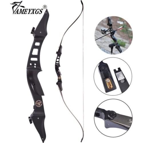 1set Archery 20-50lbs ILF Hunting Bow 60" Takedown Recurve Bows Metal Die Casting Riser for Arrow Catapult Shooting Accessories