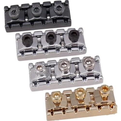 1Pcs 43MM Double Locking Systyem Tremolo Bridge String Locked Nut for Electric Guitar Gold guitar accessories parts