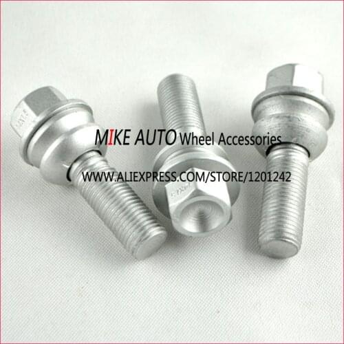 1PCS OEM Wheel Bolt Screw WHT001693 M14X1.5X32 For the wheel of AUDI Q7 VW TOUAREG Porsche