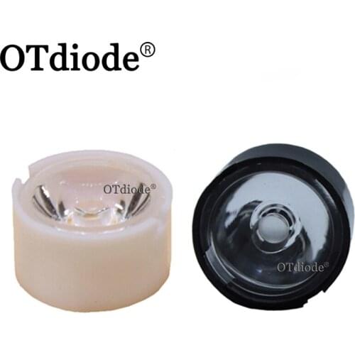 10pcs 13mm CREE LED Lens 10 30 45 60 90 Degree XPE XPE2 XPG XPG2 XTE Epiled/Semiled 3535 3030 Emitter Plano Reflector Collimator