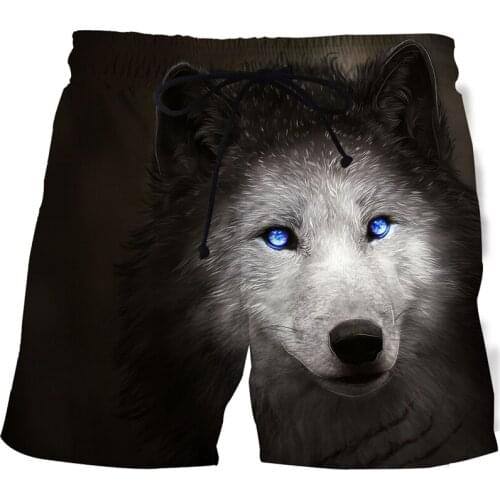 2021 Shorts Men and Women Summer Casual Beach Shorts 3D Funny Beach Pants Coyote Pattern Mens Sports Shorts XS-6XL