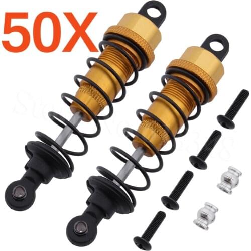 50 Pairs/Lot WLtoys K949 Upgrade Parts Aluminum Oil Filled Front Shock Absorber For RC 1/10 Short Course Truck Rock Crawler