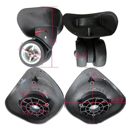 A08 Trolley Case Luggage Wheel Repair Universal Travel Suitcase Parts Accessories Luggage Wheel Replacement Wheels