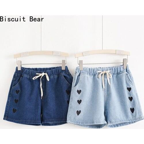 Женские джинсовые шорты Biscuit Bear China At AliExpress