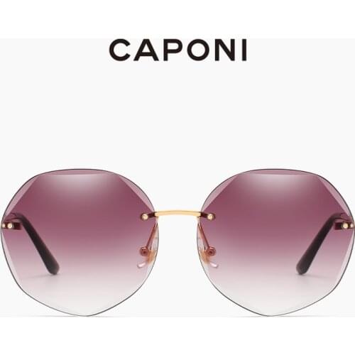 CAPONI Women's Sunglasses Round