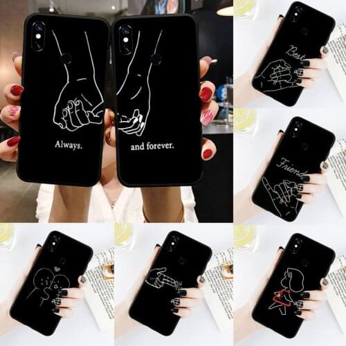 Always And Forever Best Friends Phone Case For Xiaomi Redmi Note 4 4x 5 6 7 8 pro S2 PLUS 6A PRO