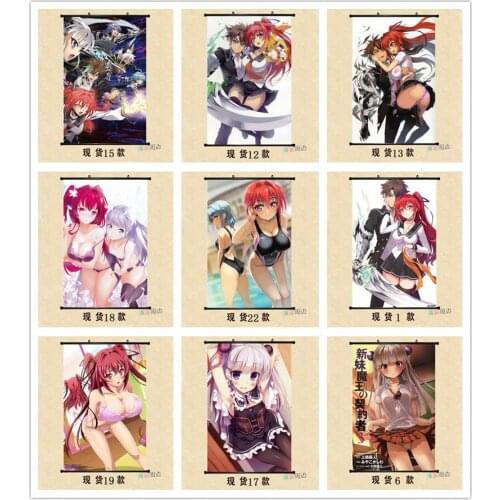 Coscase Anime The Testament of Sister New Devil Naruse Mio Maria Nonaka Yuki Home Decor Wall Scroll Poster Decorative Picture