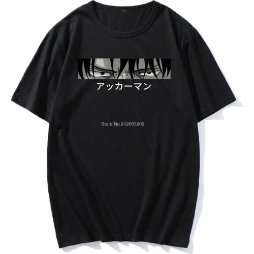 Harajuku Japanese Anime Attack On Titan T-Shirt Men/ms Cartoon Funny Tshirt Cool Casual T Shirt Graphic Hip Hop Tops Male 90s