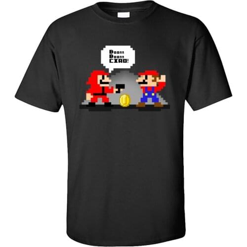 Comics Tops T Shirt Short Sleeve Student Men T-shirts Boom Boom Ciao! Leisure Summer/Autumn Top Tshirt La casa de Papel