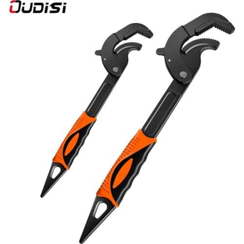 14-30 / 30-60mm Universal Key Pipe Wrench Open End Spanner Set Snap nap N Grip Tool High-carbon Steel Plumber Multi Hand Tool