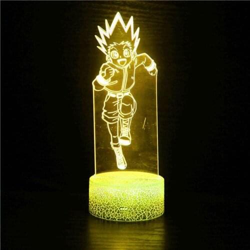 3d Night Lamp Anime Hunter X Hunter for Kids Child Bedroom Decor Nightlight Dropshipping Manga Gift Hunter X Hunter Night Light