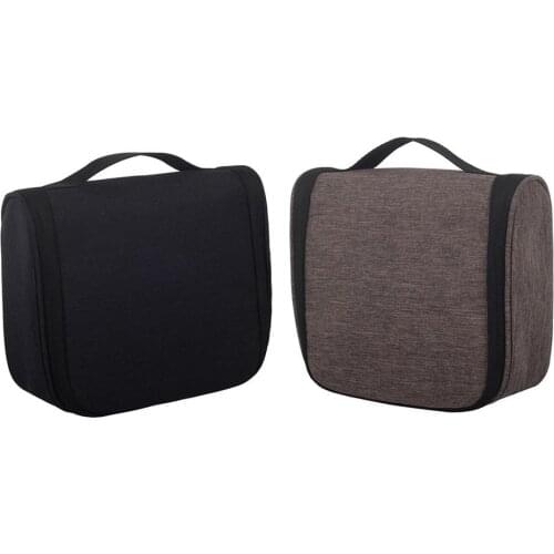 Mens Wash Bath Bag Portable Hanging Travel With Hook Large Capacity Cosmetic Bag Makeup Washing Organizer