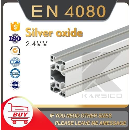 Other 4080 T Slot Aluminum Profile Extrusion Length 1000mm CNC Parts European Standard Anodized Linear Rail for DIY 3D Printer