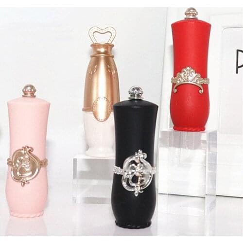 Empty Palace Crown Lipstick Tubes 12.1mm Plastic DIY Makeup Lips Care Lip Balm Oil Tube Cosmetics Containers Packaging 20pcs/lot