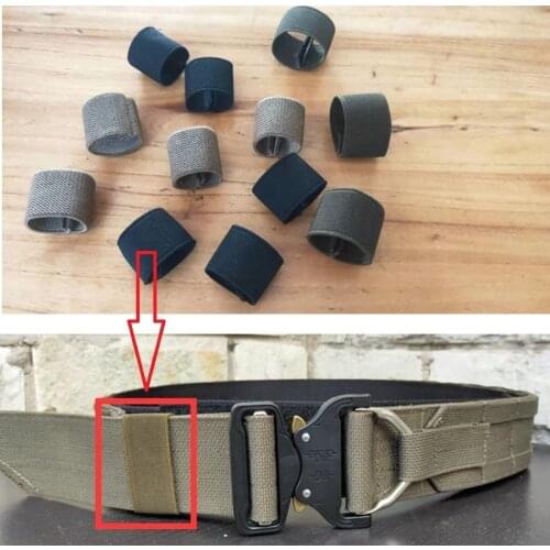 5PC Belt Elastic Storage Finishing Elastic Belt Binding Belt Multifunctional Buckle